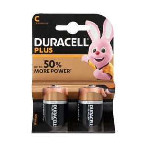 Duracell MN1400 C-Size Alkaline Battery (Card of 2)